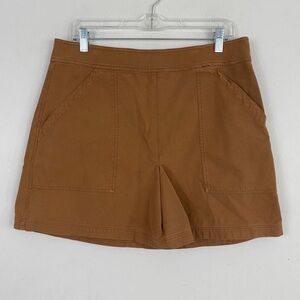 A.L.C. Caramel High-Waisted Shorts